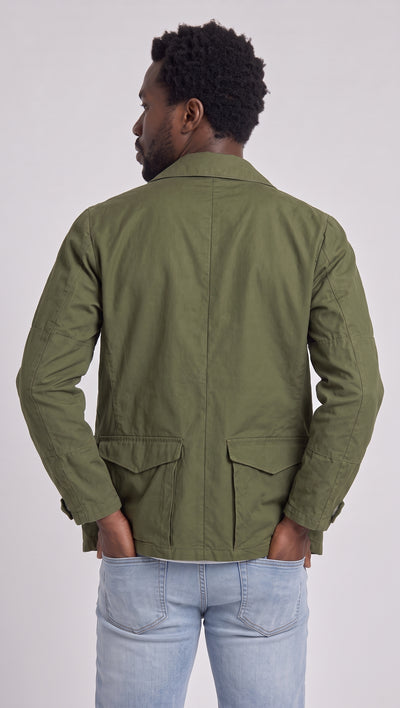 Men's Vintage Military Swedish M59 Cotton Chino Field Jacket