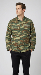 Hellenic Greek Army Field US Style BDU Lizard Camo Field Jacket