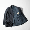 WWII Style  1950s DUTCH RAF Blue Wool Blazer- SO NEW, NOT EVEN HEMMED