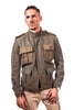 Redesigned Italian Army Escercito Italiano Military Vintage Wool 4 pocket Italian Army Bomber Jacket