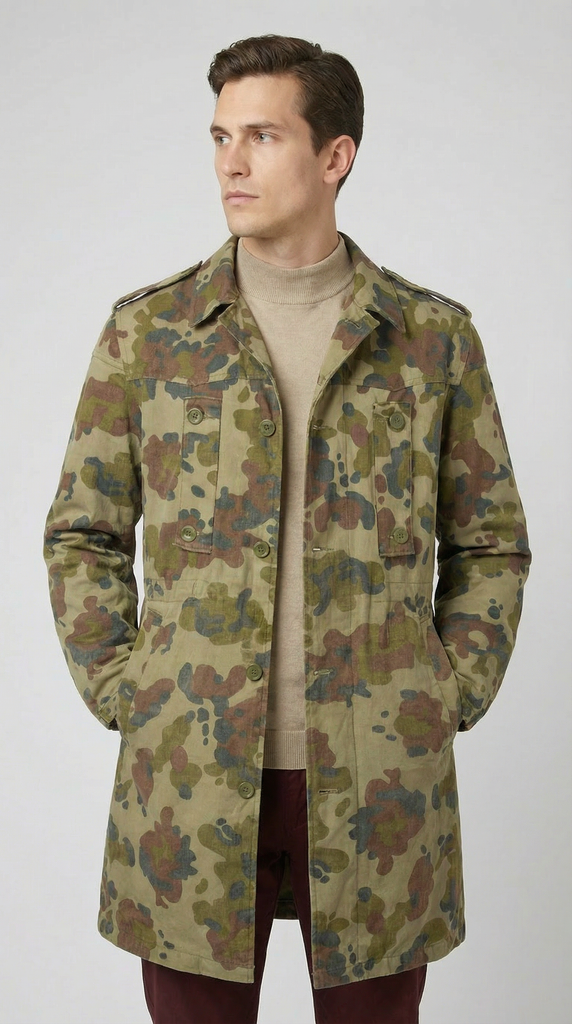 1990s Romanian Military Camo Parkas w/Removable Liner