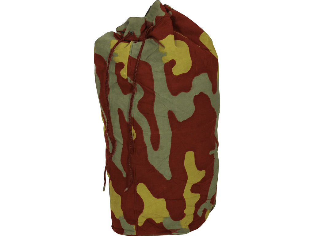 San Marco Camo cotton canvas duffle bag, 1950s-1960s style.