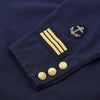 Swedish Navy Brass Button Middy Jumper Shirt