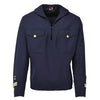 Swedish Navy brass button middy jumper shirt with anchor emblem on sleeve.