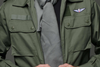French Air Force Armee De L'air Army Green Four Pocket Field Jacket