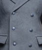 Blue Gray Air Force Officer Ovecoat - Top Rank Vintage