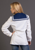 Ladies British Royal Navy Retro Summer Lightweight Middy Shirt Jumper