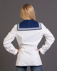 Ladies British Royal Navy Retro Summer Lightweight Middy Shirt Jumper