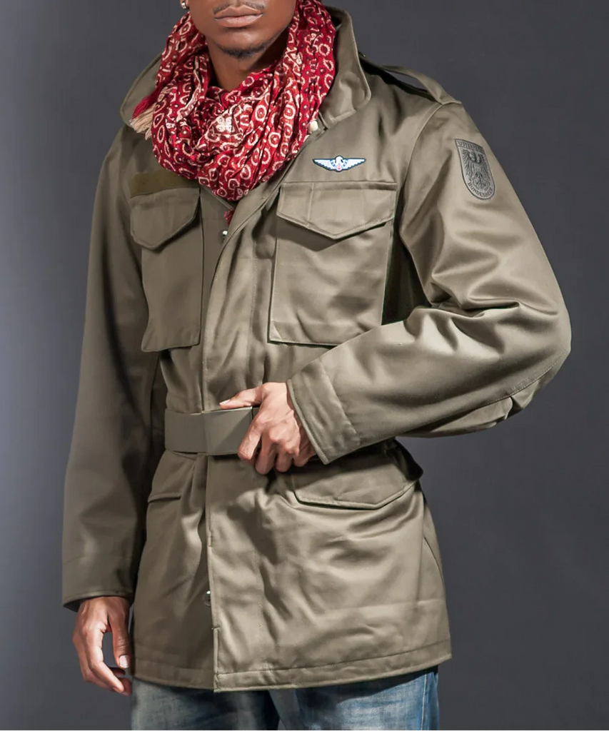 Dark Olive Bundesheer European Version Classic M65 Jacket – Top