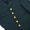 1960s-1970s Vintage Authentic Swedish Military Slim Fitted Blazer