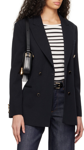 Vinage Royal Navy Lady Officers' Lightweight Double Breasted Blazer Jacket