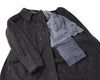 1980's Warsaw Pact Bulgarian Charcoal Gray Wool Overcoat