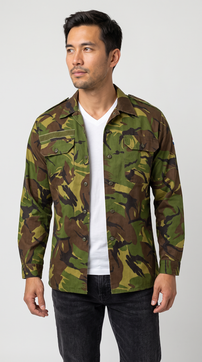 DPM Camo Nederlands Dutch Military Field Shirt