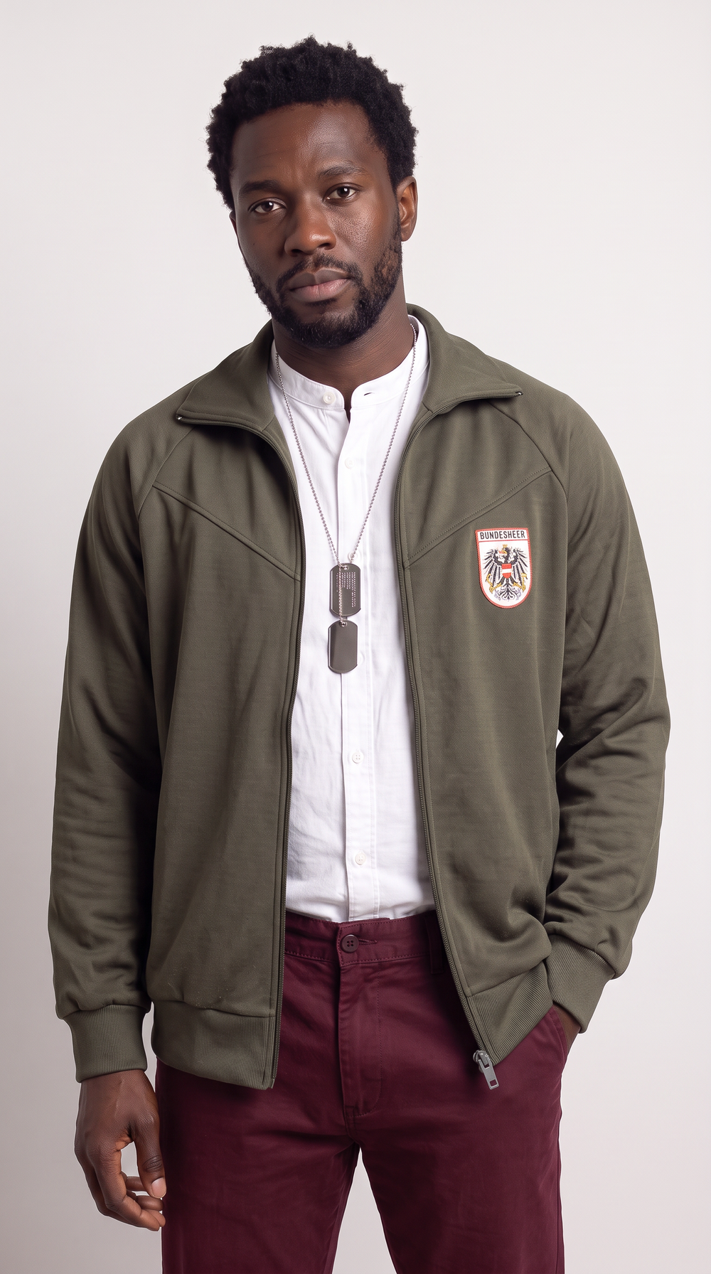 1980s Austian Bundesheer Army Sports PT Track Jacket