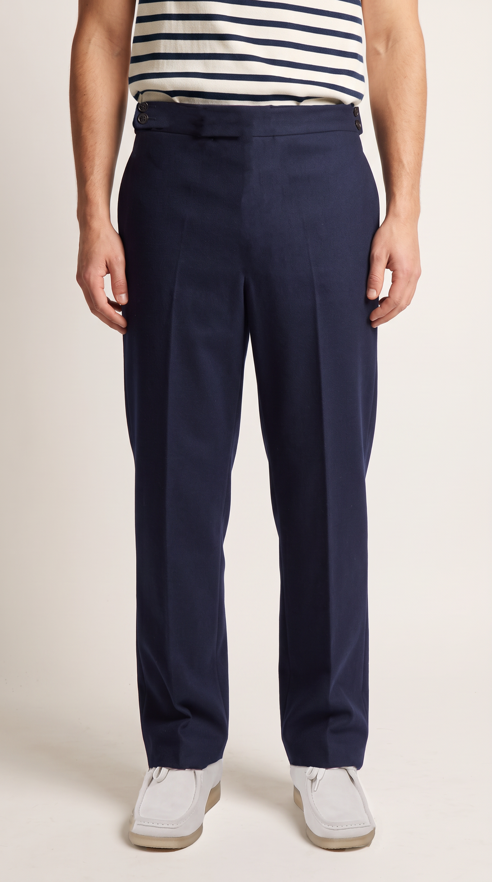 1980s  Chinese PLA Navy M87 Blue Wool Flap Pants
