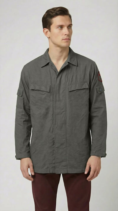 East German DDR Civil Defense People's Milita Field Shirt