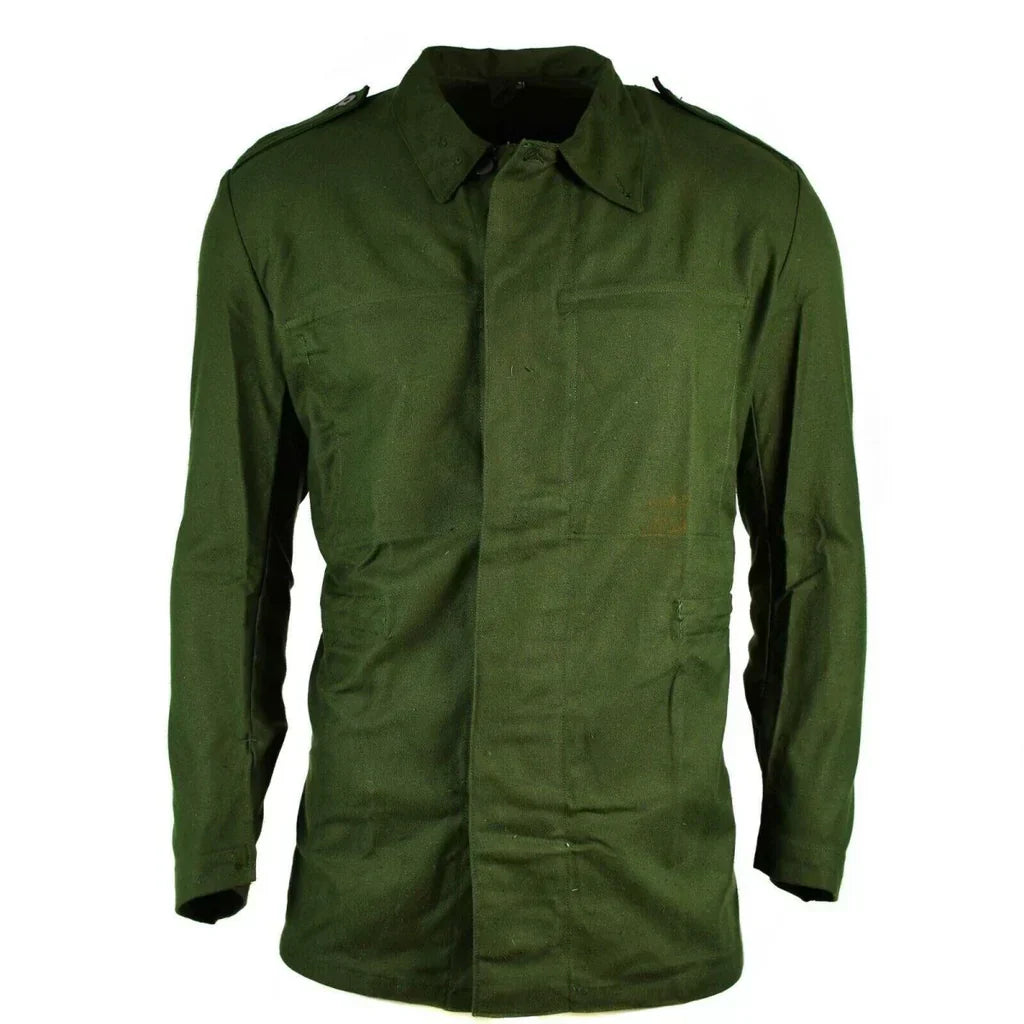Swedish Air Force work chino jacket with inside pockets.