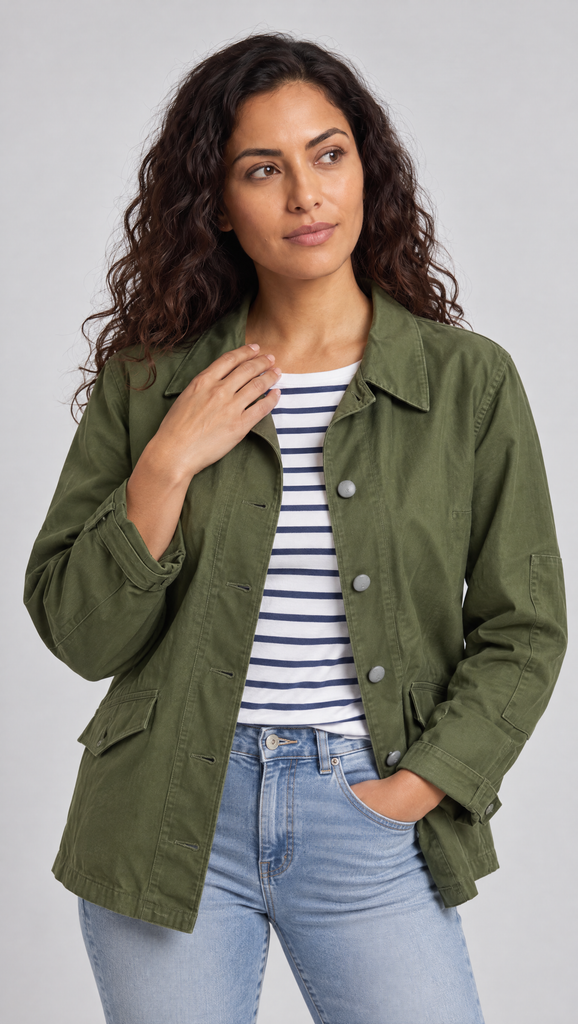Ladies Swedish M59 Cotton Chino Field Jacket