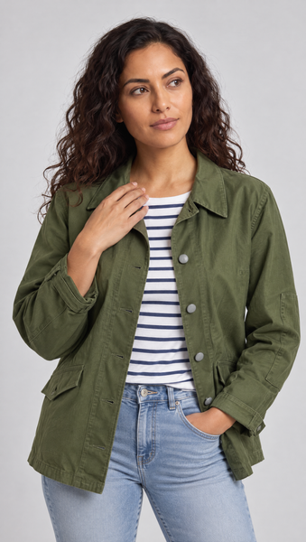 Ladies Swedish M59 Cotton Chino Field Jacket for Women
