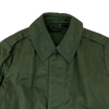 1970s - 1980s Hungarian Military Army Green Super Lightweight Cotton Parka/ Short Trenchcoat