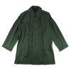 1970s - 1980s Hungarian Military Army Green Super Lightweight Cotton Parka/ Short Trenchcoat