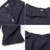 DDR East German Black Cotton Canvas Tanker's Utility Style Cargo Pants