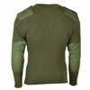 British Army Olive Drab Commando Style Sweater