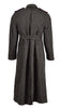 1980's Warsaw Pact Bulgarian Charcoal Gray Wool Overcoat