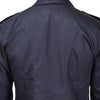 Dark blue jacket on a white background