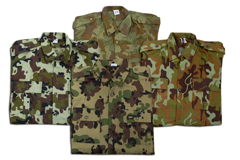 1990s Romanian Camo Button-up Shirts