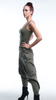 1970s Swedish Military Womens Ladies Civil Defense Field Cargo Chino Cotton Pants