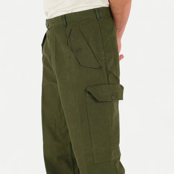 Military green pants mens original Swedish working green vintage workwear trousers NEW Military green pants mens original Swedish working green vintage workwear trousers NEW