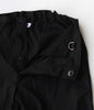 DDR East German Black Cotton Canvas Tanker's Utility Style Cargo Pants