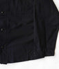 DDR East German Black Cotton Canvas Tanker's Utility Style Button-up Shirt - Top Rank Vintage