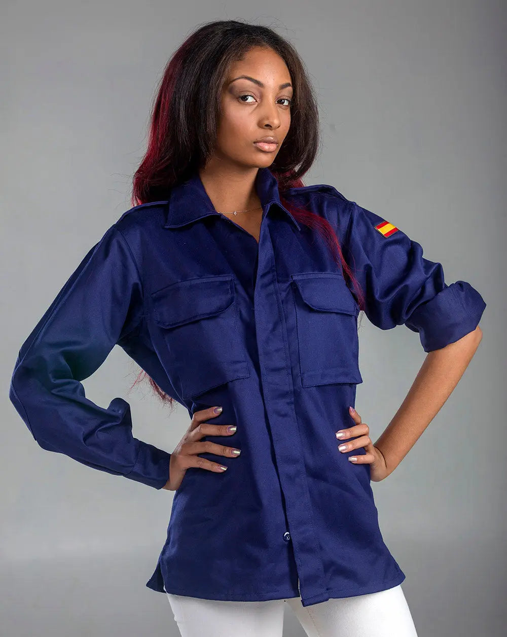 Navy shirt deals outfit women's