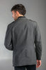 Authentic Charcoal Military Style Blazer - Top Rank Vintage