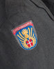 Authentic Charcoal Military Style Blazer - Top Rank Vintage