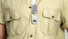 Khaki Safari Style Shirt