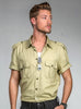 Khaki Safari Style Shirt