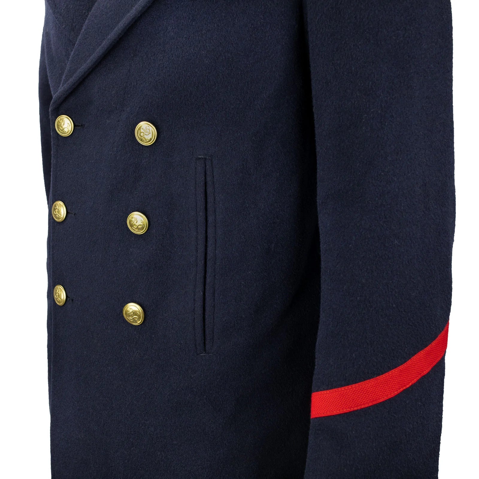 Striped peacoat 2024