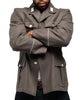Army Gray Wool  4 Pocket Jacket - Top Rank Vintage