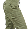 Ladies High Waist Olive Green Military Style Cargos