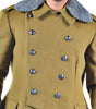 Redesigned Eastern Bloc Military Khaki Overcoat - Top Rank Vintage