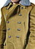 Redesigned Eastern Bloc Military Khaki Overcoat - Top Rank Vintage