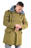 Redesigned Eastern Bloc Military Khaki Overcoat - Top Rank Vintage