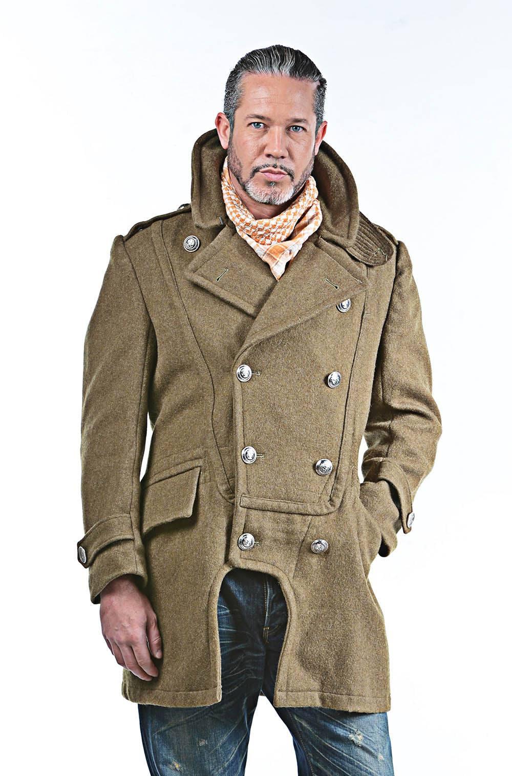 Redesigned Hellenic Greek Army Brown Greatcoat 1950s