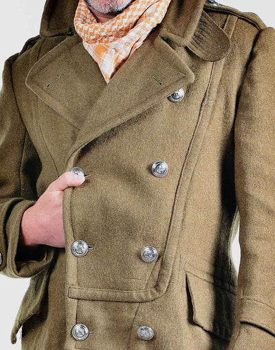 Redesigned Hellenic Army Brown Greatcoat - Top Rank Vintage