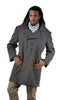 Redesigned Charcoal Hooded Overcoat