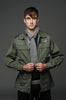 Army Green Four Pocket Jacket Ver. 2 with epaulettes and drawstrings.