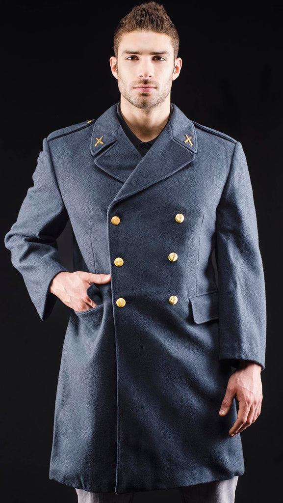 Blue-Gray Overcoat - Top Rank Vintage